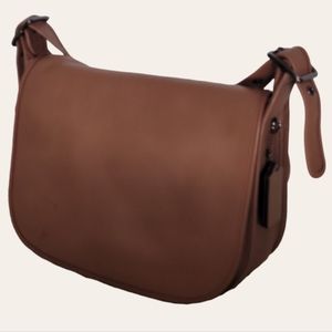 Coach Limited Edition Saddle Bag Crossbody Tan Glove Leather 55298
